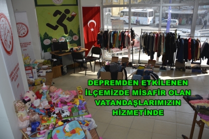 DEMİRCİ GENÇLİK MERKEZİNDE SOSYAL MARKET KURULDU