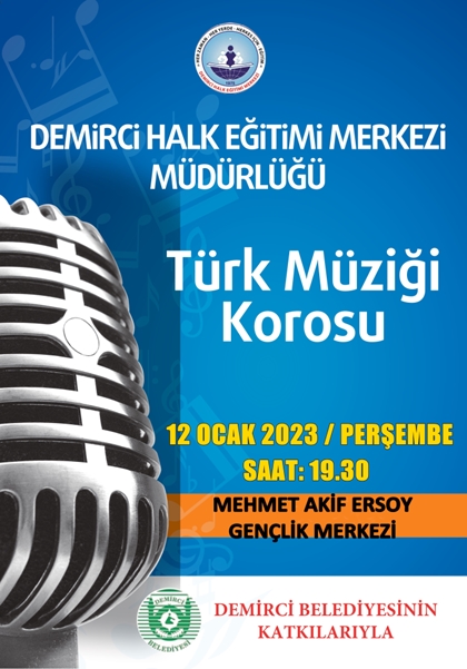 TÜRK MÜZİĞİ KOROSU KONSERİ BU AKŞAM