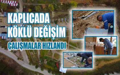HİSAR KAPLICALARINDA DEV DÖNÜŞÜM HIZLANDI.