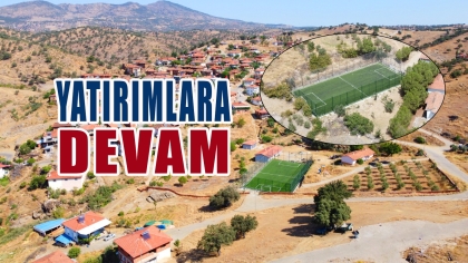 DEMİRCİ'DE 2 KIRSAL MAHALLEYE HALI SAHA