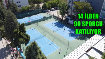 DEMİRCİ'DE YILDIZLAR TENİS TÜRKİYE ŞAMPİYONASI BAŞLADI