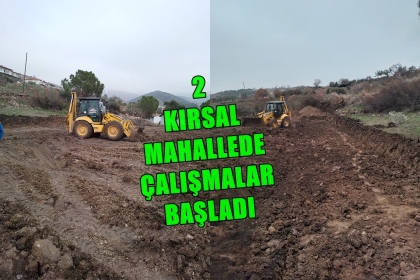 DEMİRCİ'DE YATIRIMLAR DEVAM EDİYOR