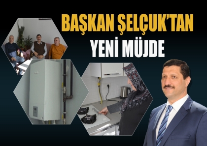 DEMİRCİ'DE EVLERE DOĞAL GAZ VERİLMEYE BAŞLANDI