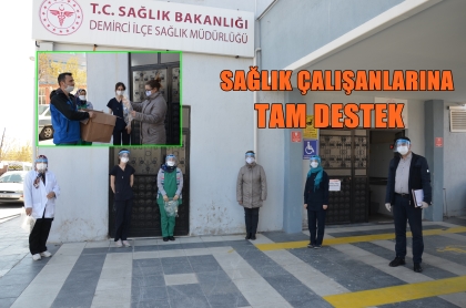 BAŞKAN SELÇUK, SAĞLIK ÇALIŞANLARINA DESTEĞİNİ SÜRDÜRÜYOR