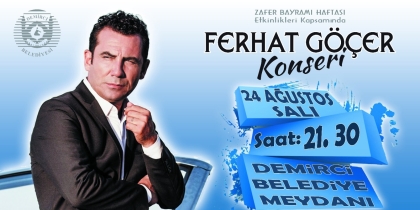 MUHTEŞEM ŞARKILARI İLE BU AKŞAM DEMİRCİ'DE 