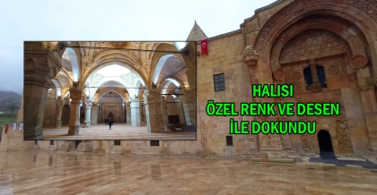 800 YILLIK TARİHİ CAMİNİN HALILARI DEMİRCİ’DE DOKUNDU