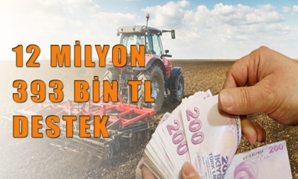 DEMİRCİ'DE 18 BİN 757 ÇİFTÇİYE HİBE DESTEK