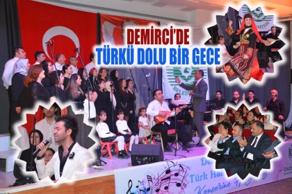 TÜRK HALK MÜZİĞİ KOROSU GÖNÜLLERİ MEST ETTİ.