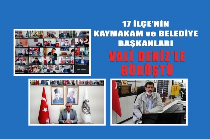TOPLANTI VİDEO KONFERANS İLE GERÇEKLEŞTİ
