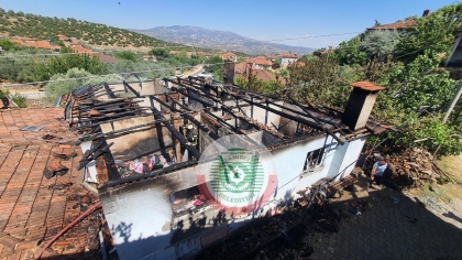 ​ KUZUKÖY MAHALLESİNDE EV YANGINI