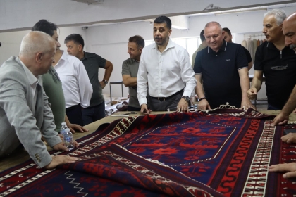 İSTANBUL HALI İHRACATÇILARI BİRLİĞİNDEN DEMİRCİ'YE ZİYARET