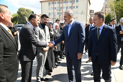 BAŞKANIMIZ ERKAN KARA, DIŞİŞLERİ BAKANIMIZ HAKAN FİDAN’IN MANİSA PROGRAMINA KATILDI.