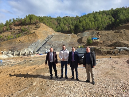 BAŞKANIMIZ ERKAN KARA, BOYACIK BARAJINDA İNCELEMELERDE BULUNDU.