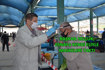 DEMİRCİ ESNAFINA YÜZ KORUYUCU SİPERLİK